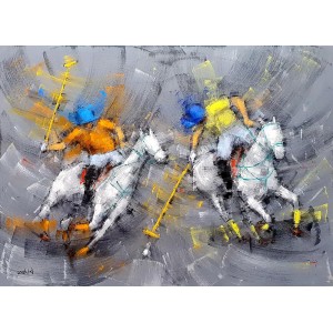 Zahid Saleem, 30 x 40 Inch, Acrylic on Canvas, Cityscape Painting, AC-ZS-169
